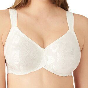 Wacoal Awareness Unpadded Underwire Bra Ivory 34DD (Sku A36)
